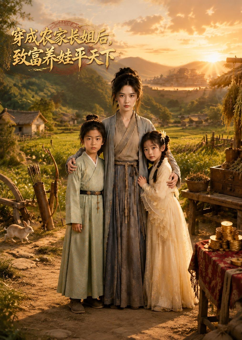 穿成农家长姐后，致富养娃平天下